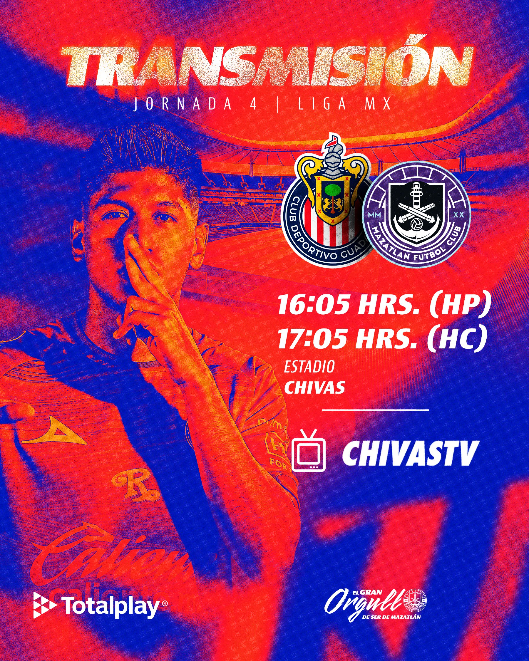 Chivas recibe este sábado a Mazatlán FC en el Akron.