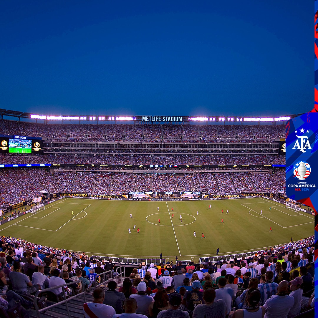 El MetLife Stadium será la sede del Argentina vs Canadá de este martes.