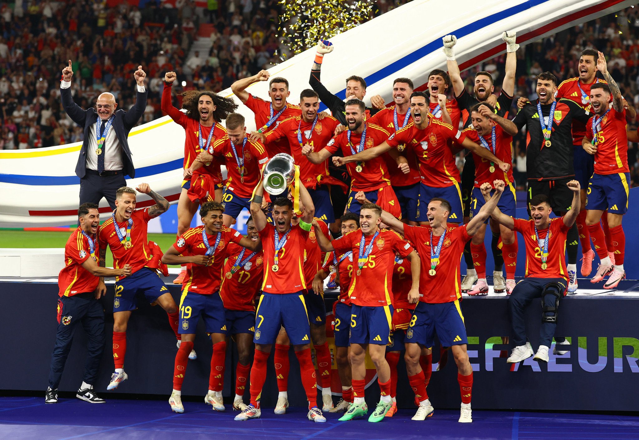 España es campeón de la UEFA EURO 2024 de Alemania.