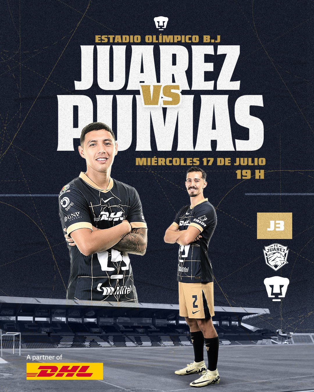 Pumas juega este martes en la jornada 3 del AP2024.