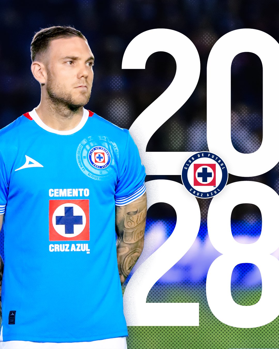 Cruz Azul anunció la renovación del contrato del argentino Carlos Rotondi hasta 2028.