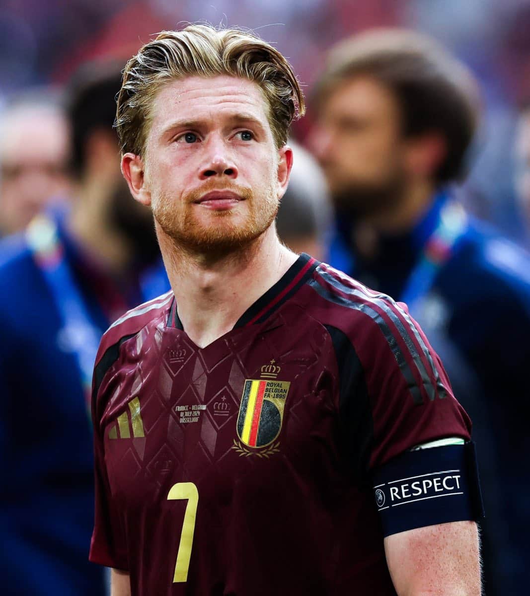 Kevin De Bruyne en la pasada Eurocopa con Bélgica,