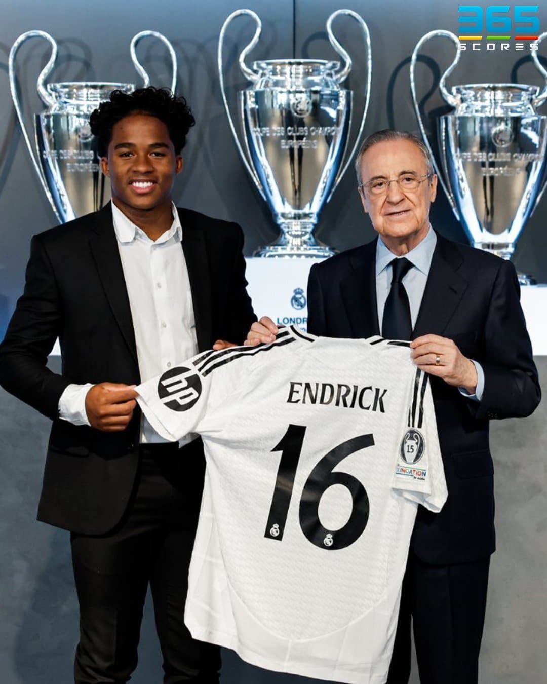 Endrick usará el dorsal 16 con el Real Madrid.