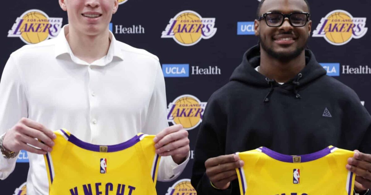 NBA: LOS ÁNGELES LAKERS; BRONNY JAMES Y DALTON KNECHT FUERON ...