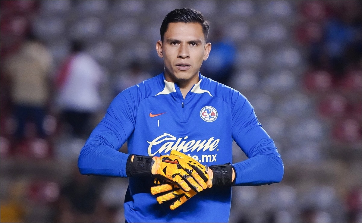 Luis Malagón en entrenamiento del América.