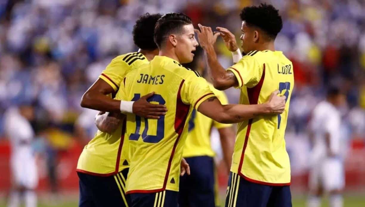 Colombia tras ganar en semifinales de la Copa América.