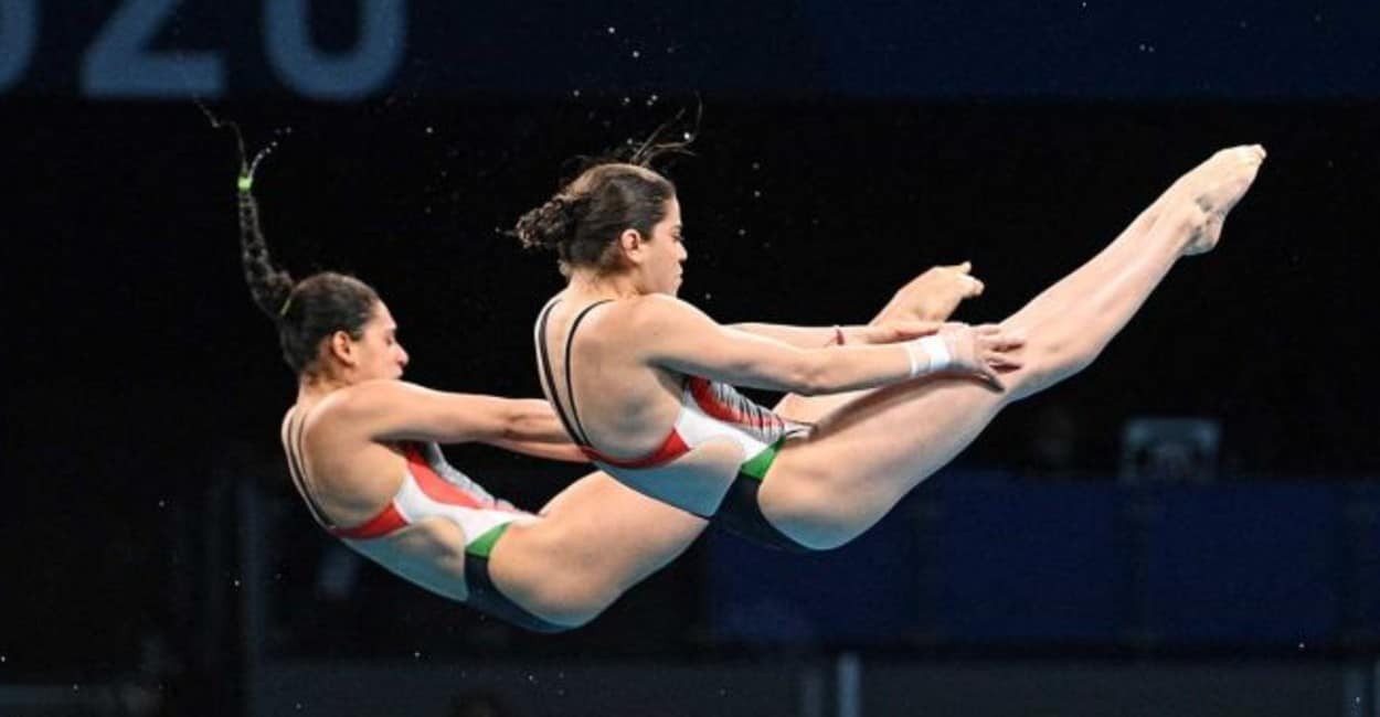 Gabriela Agúndez y Alejandra Orozco terminan en quinto lugar en plataforma 10 metros.