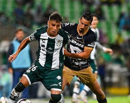 Santos Laguna y Pumas de la UNAM terminan en empate a un gol.