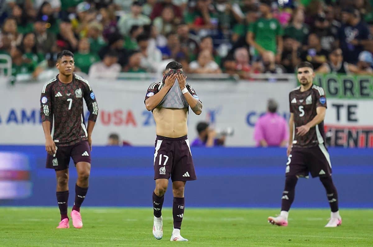 Jugadores del Tricolor tras ser eliminados de Copa América.