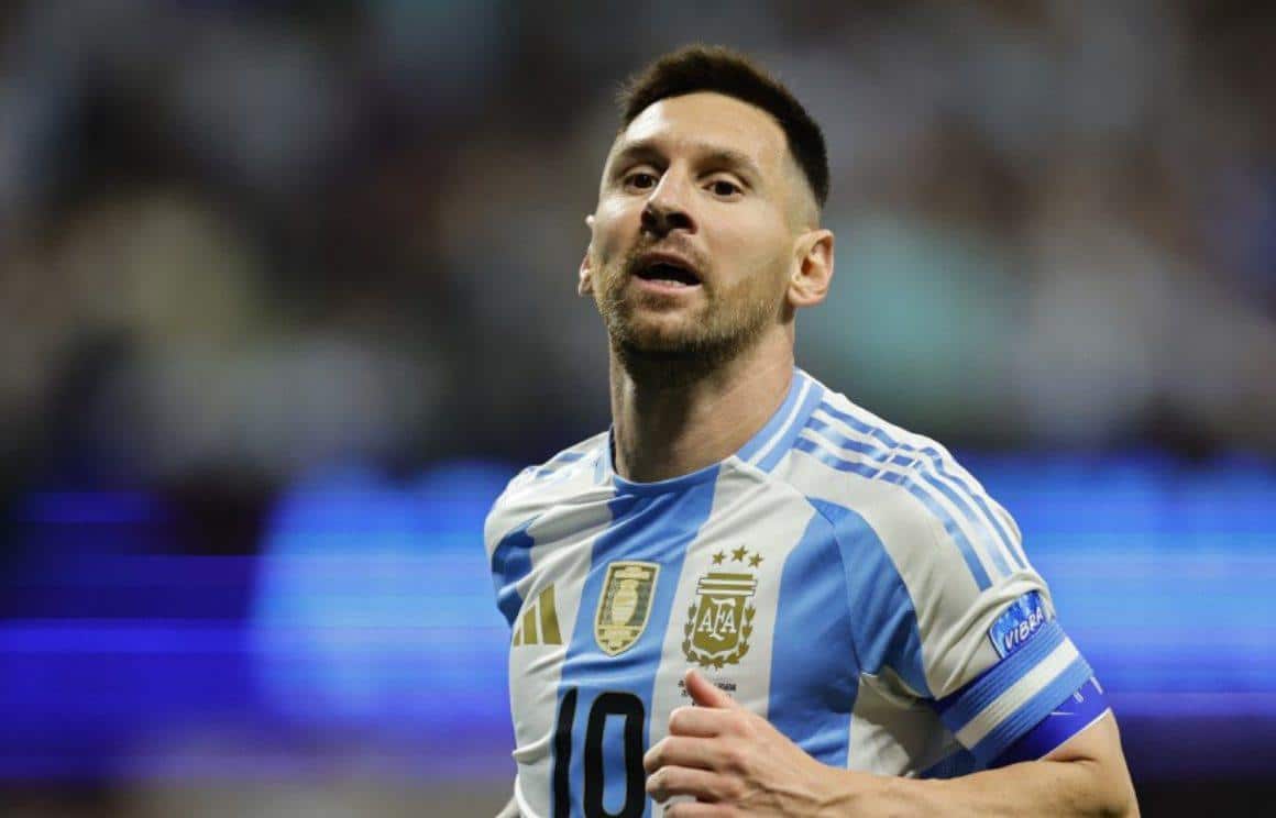 Lionel Messi en partido de la final en la Copa América 2024.