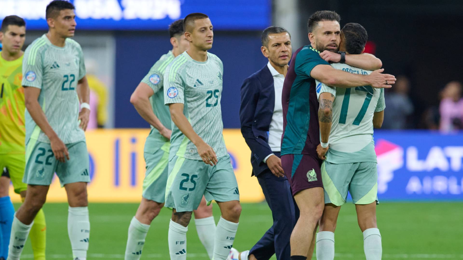 MÉXICO AL MOMENTO DE LA ELIMINACIÓN