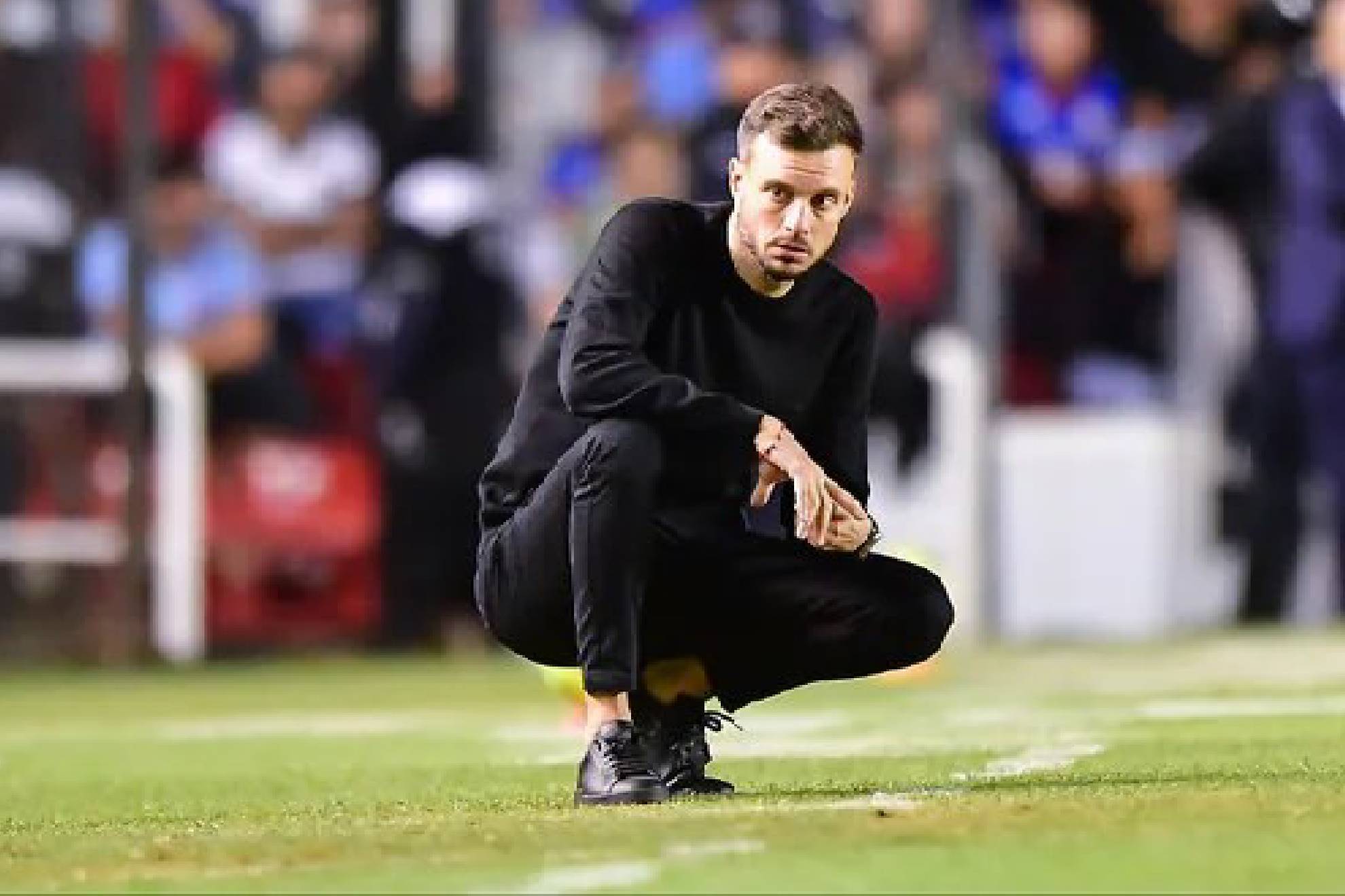 Martin Anselmi en partido de la Leagues Cup.