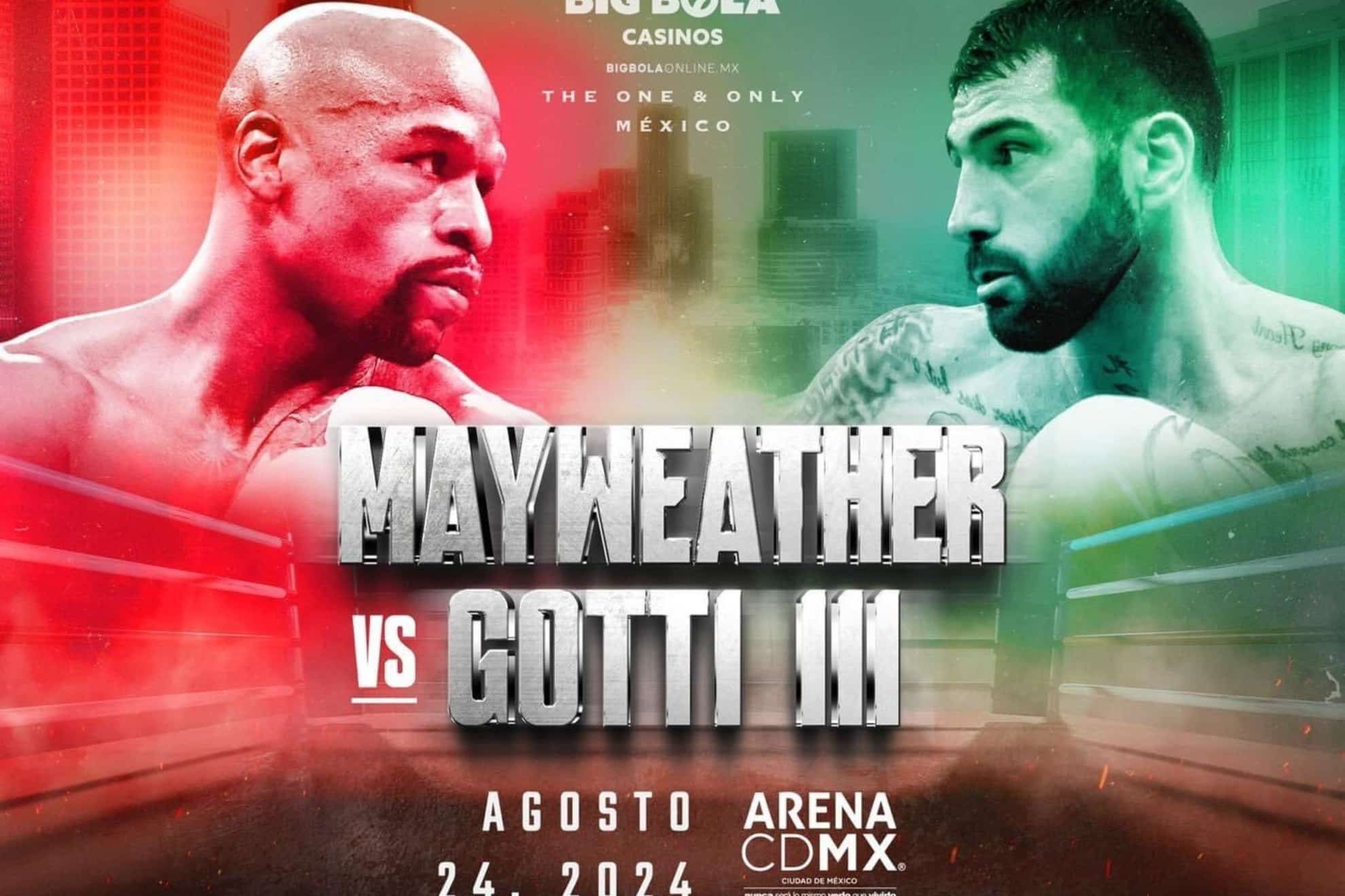 Floyd Mayweather vs John Gotti, lista este 24 de agosto.