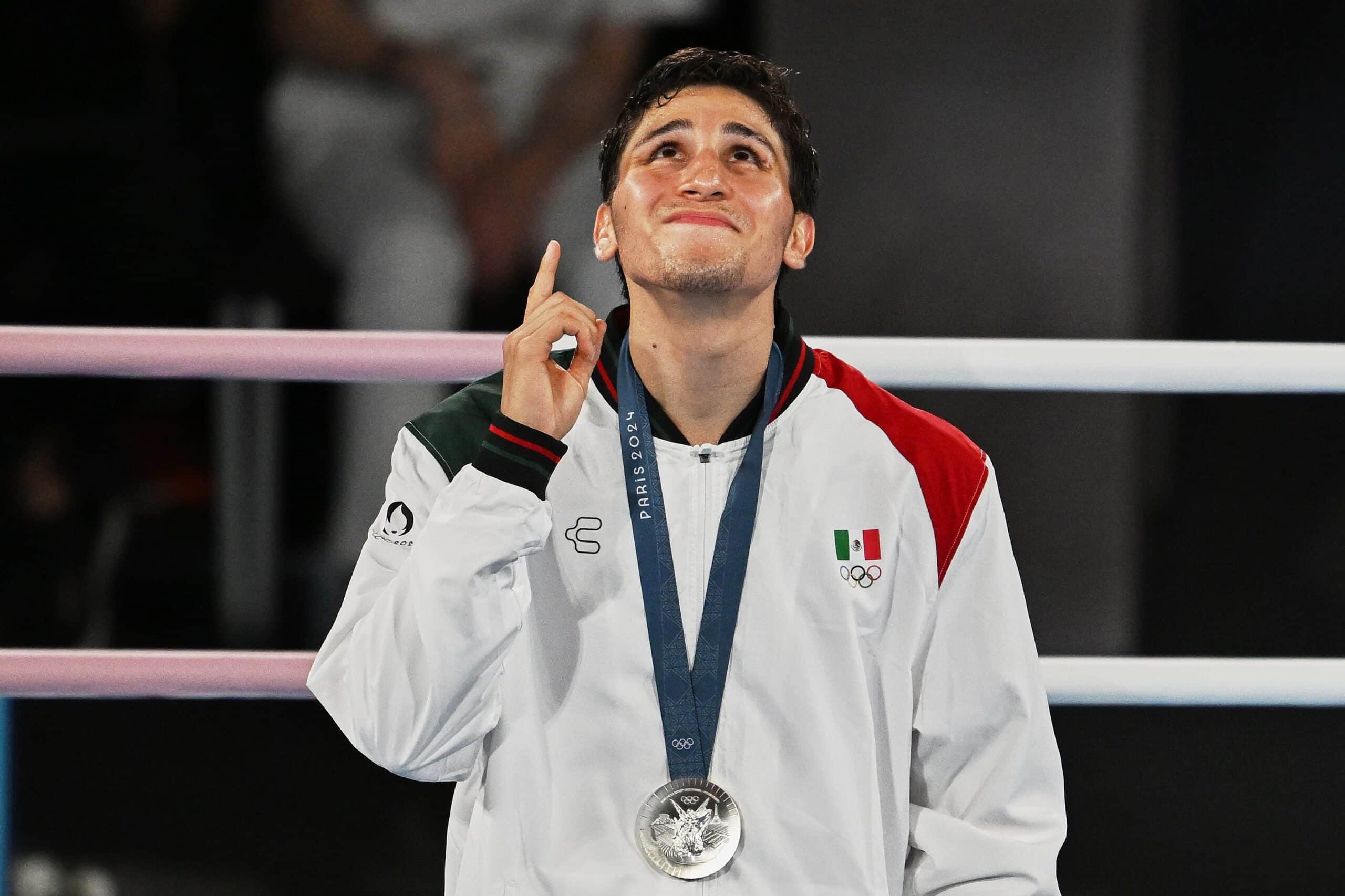 Marco Verde tras ganar la medalla de plata en Juegos Olímpicos.