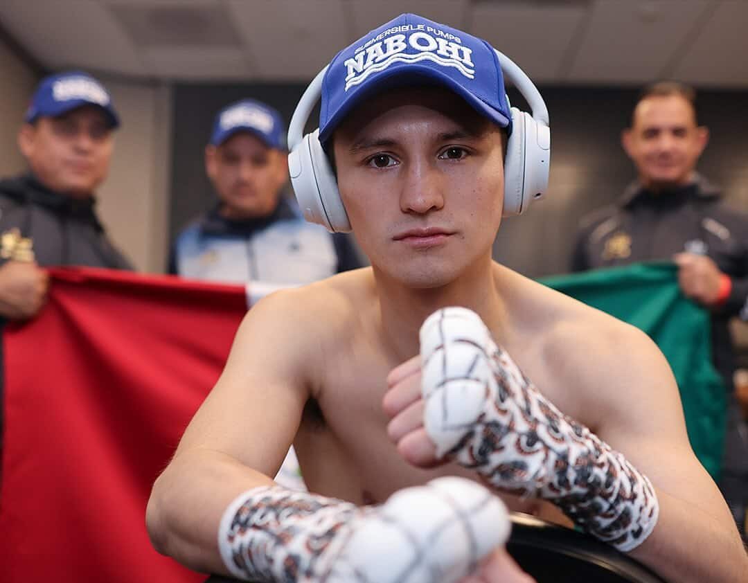 Rey David Picasso en entrenamiento para su pasada pelea.