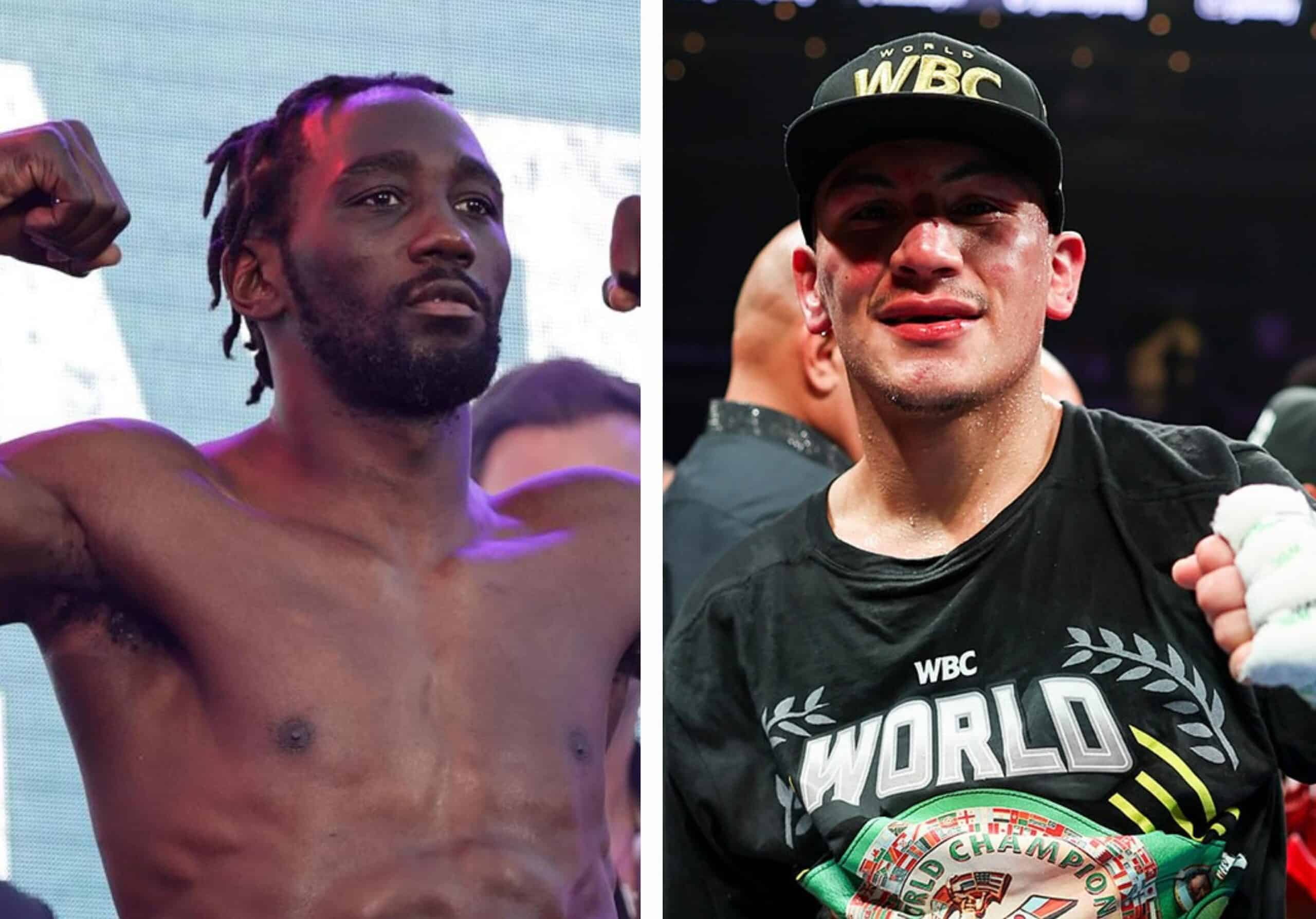 TERENCE CRAWFORD A LA IZQUIERDA Y VERGIL ORTIZ JR A LA DERECHA