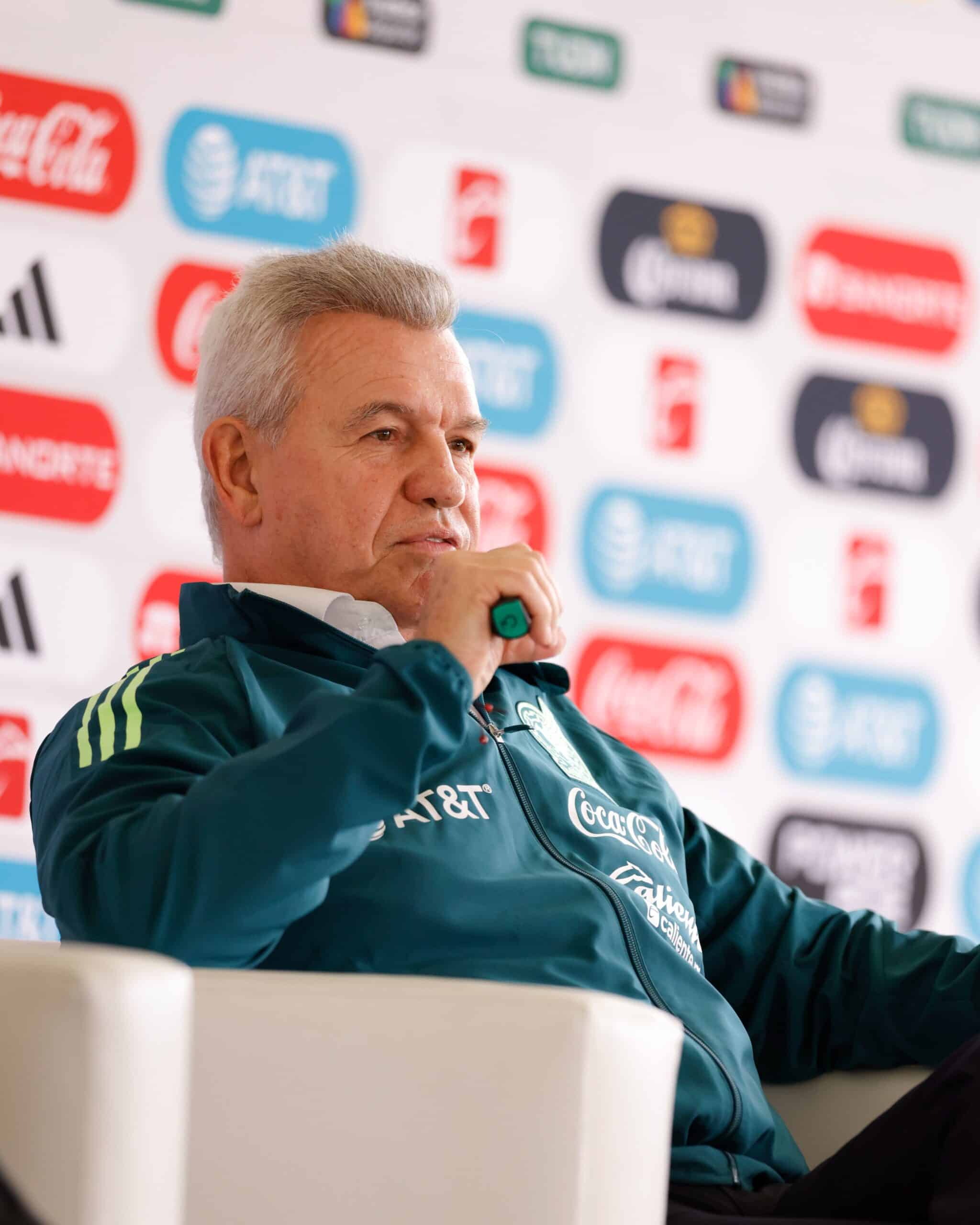 Javier Aguirre en su presentación con el Tricolor.