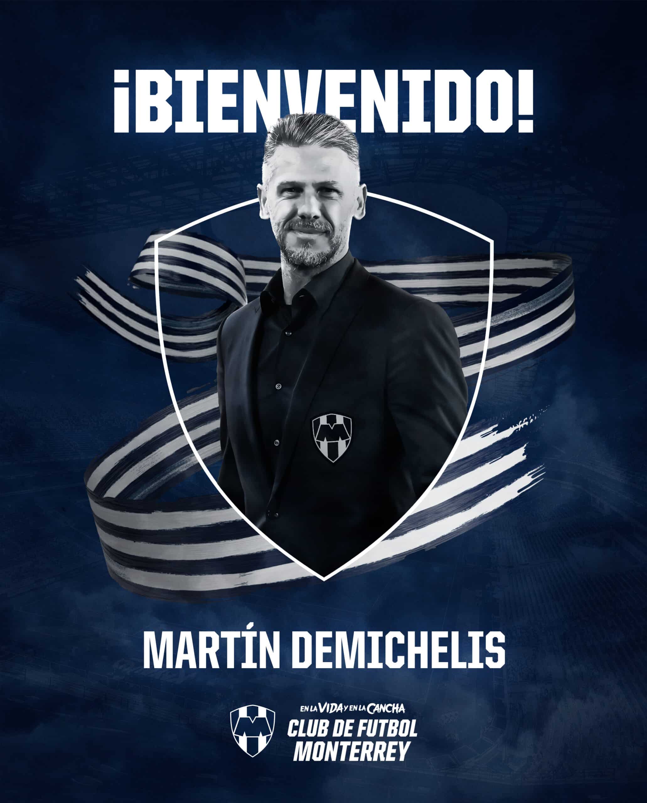 Martín Demichelis es el nuevo DT de Rayados de Monterrey.