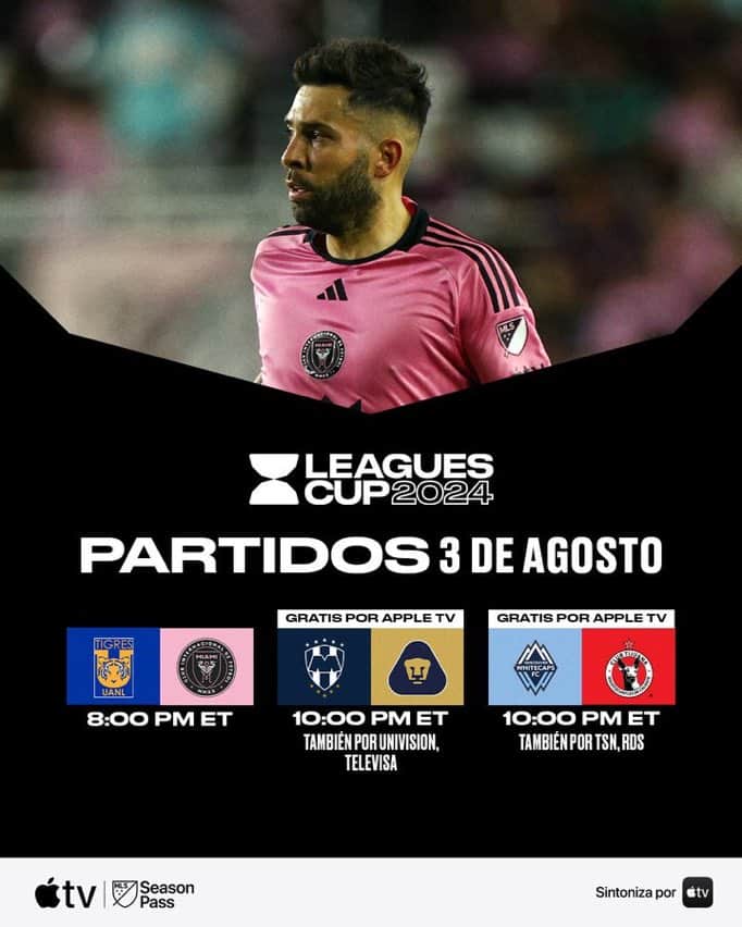 Inter Miami juega esta tarde ante Tigres en la jornada 3.