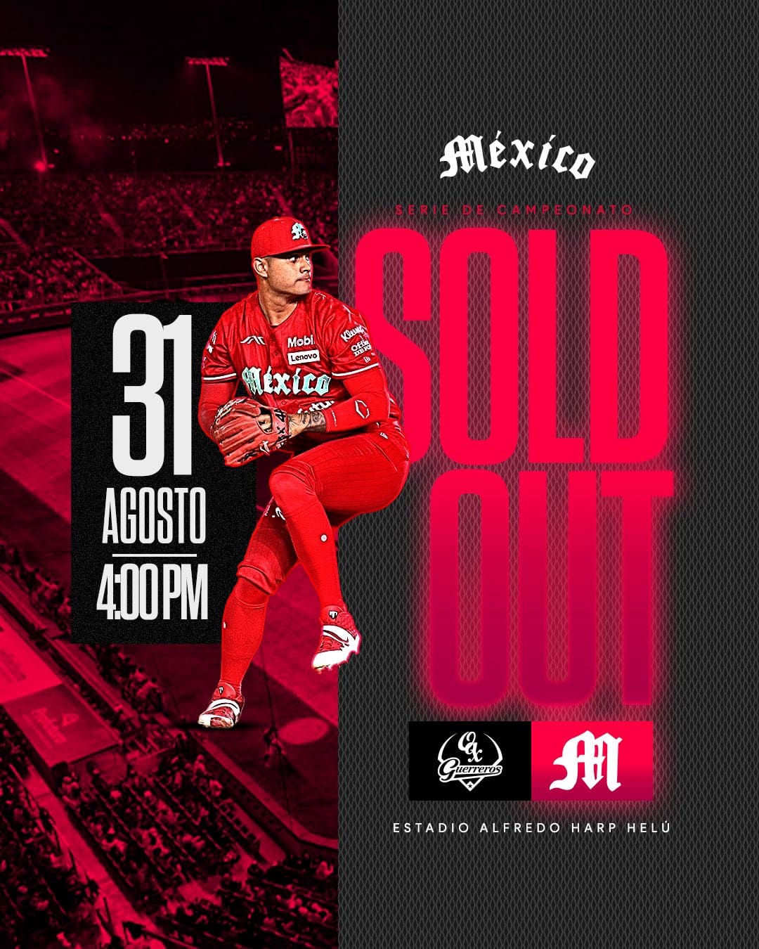 Diablos Rojos del México juega este sábado ante Guerreros.