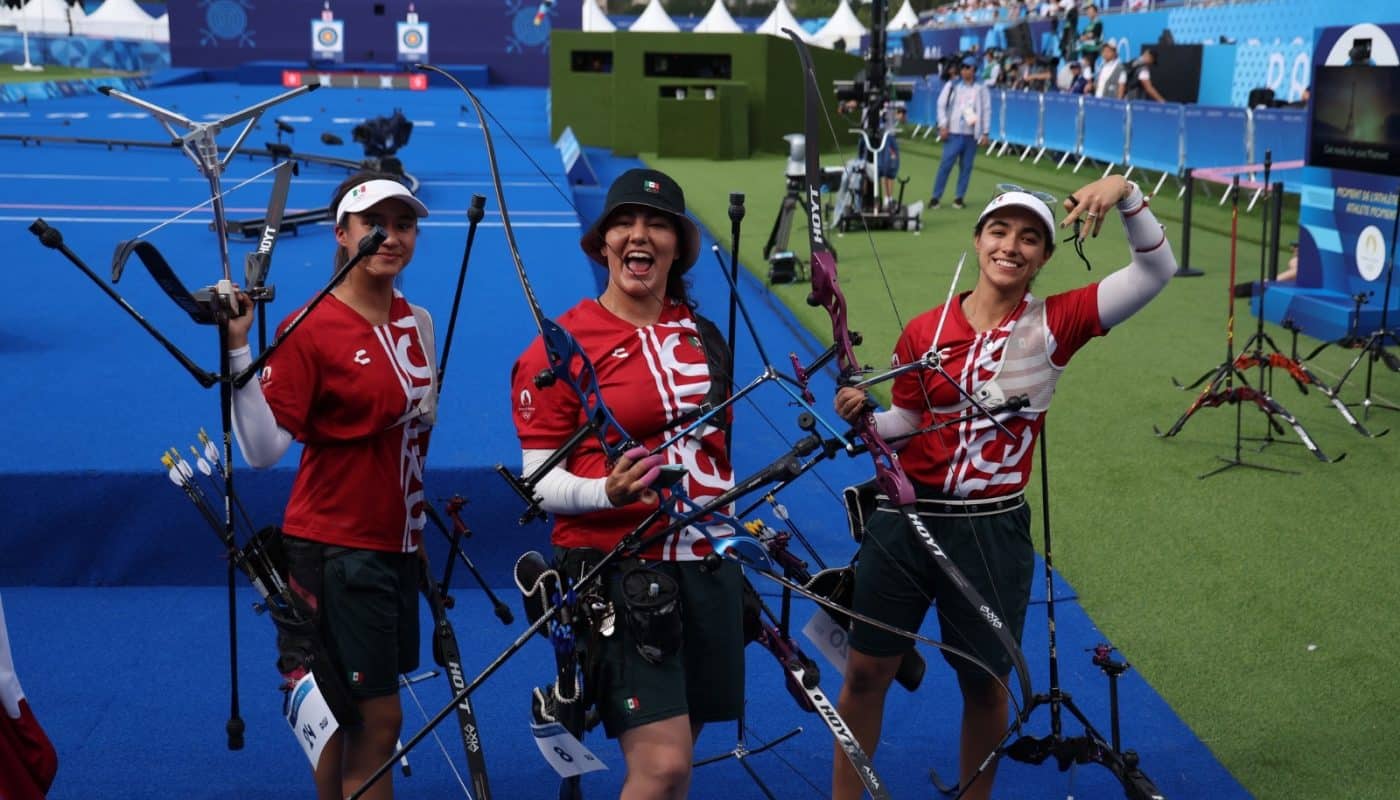 Equipo de Tiro con Arco de México en Juegos Olímpicos 2024.