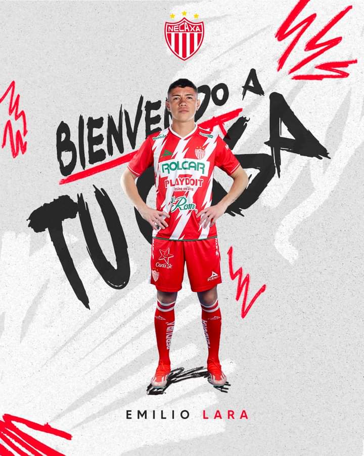 Emilio Lara ya fue presentado con los Rayos del Necaxa.