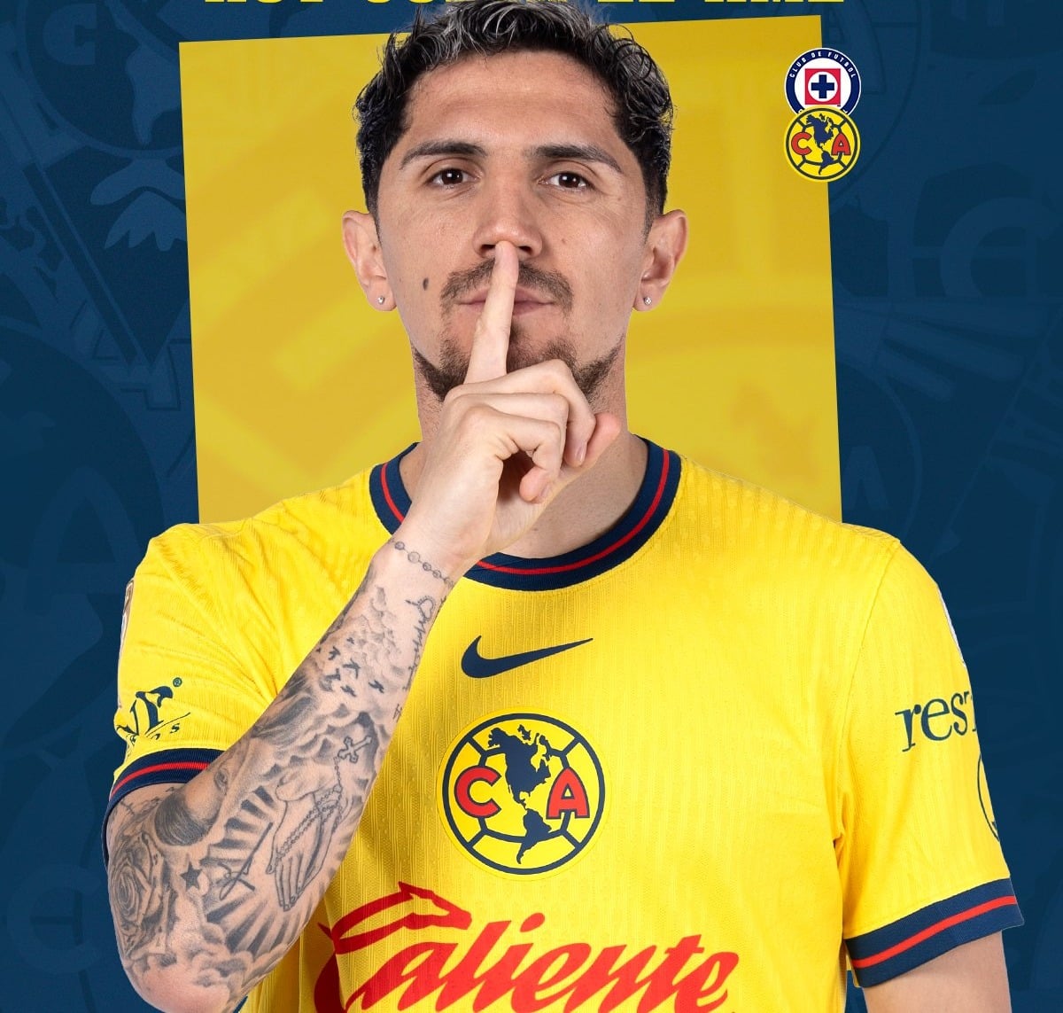 Club América juega este sábado ante el Cruz Azul de Anselmi.