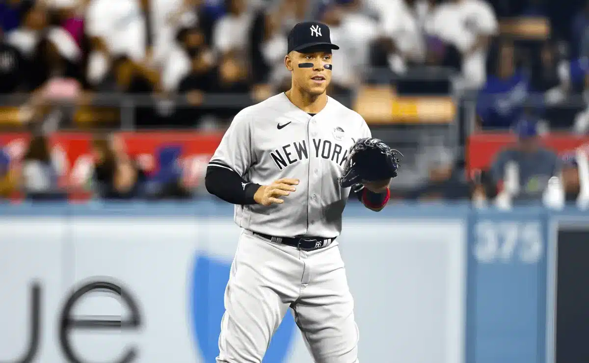 AARON JUDGE CONCETRADO EN EL JUEGO