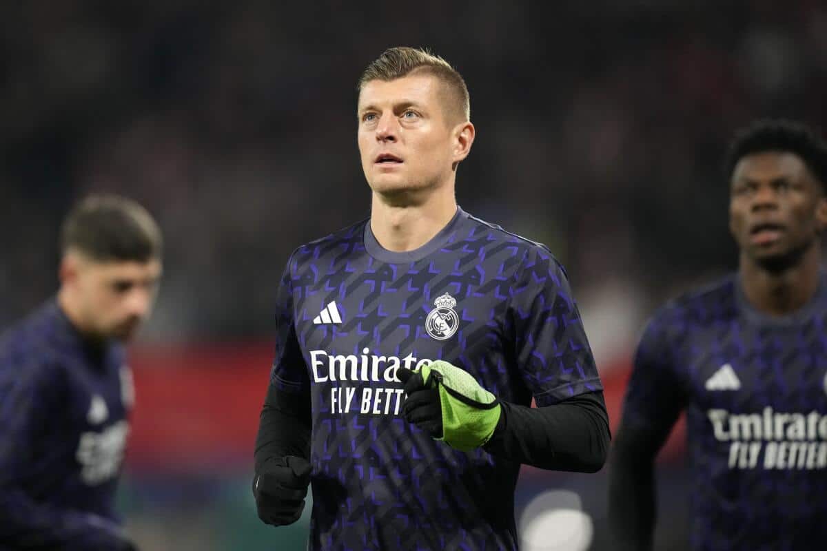 Kroos ve al Real Madrid como campeón de Liga.