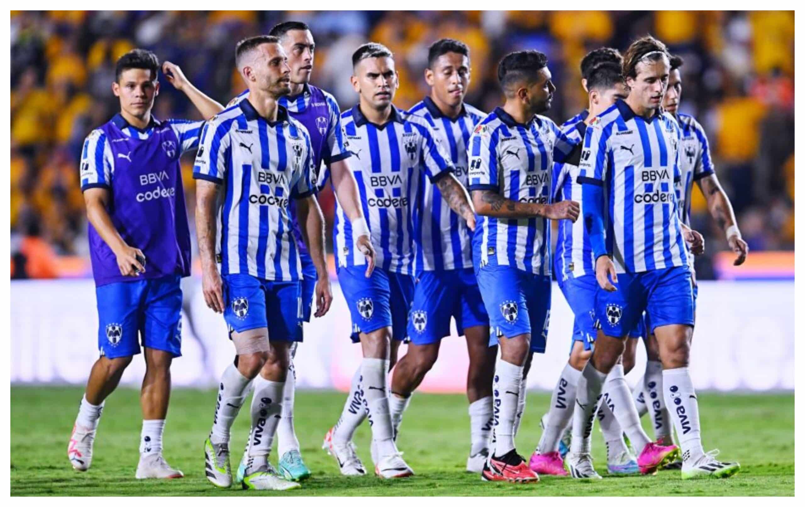 Rayados de Monterrey tras su triunfo este fin de semana en Liga MX.