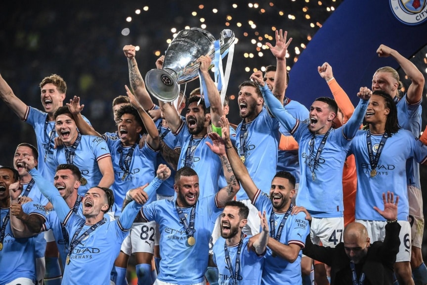 Manchester City vino de atrás, empató y le quitaron el Community Shield al United.