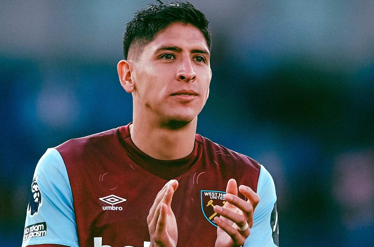 Edson Álvarez juega esta temporada 2024-2025 en la Premier League.