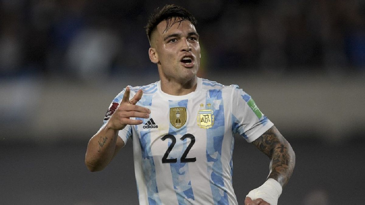 Lautaro Martínez en la pasada Copa América 2024.