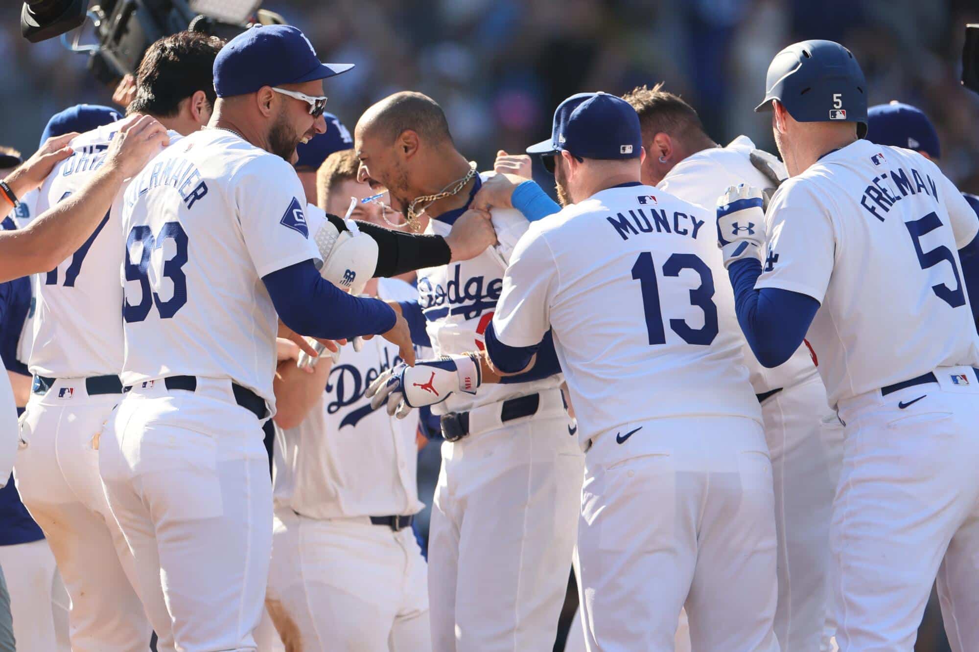 DODGERS CELEBRA SU TRIUNFO