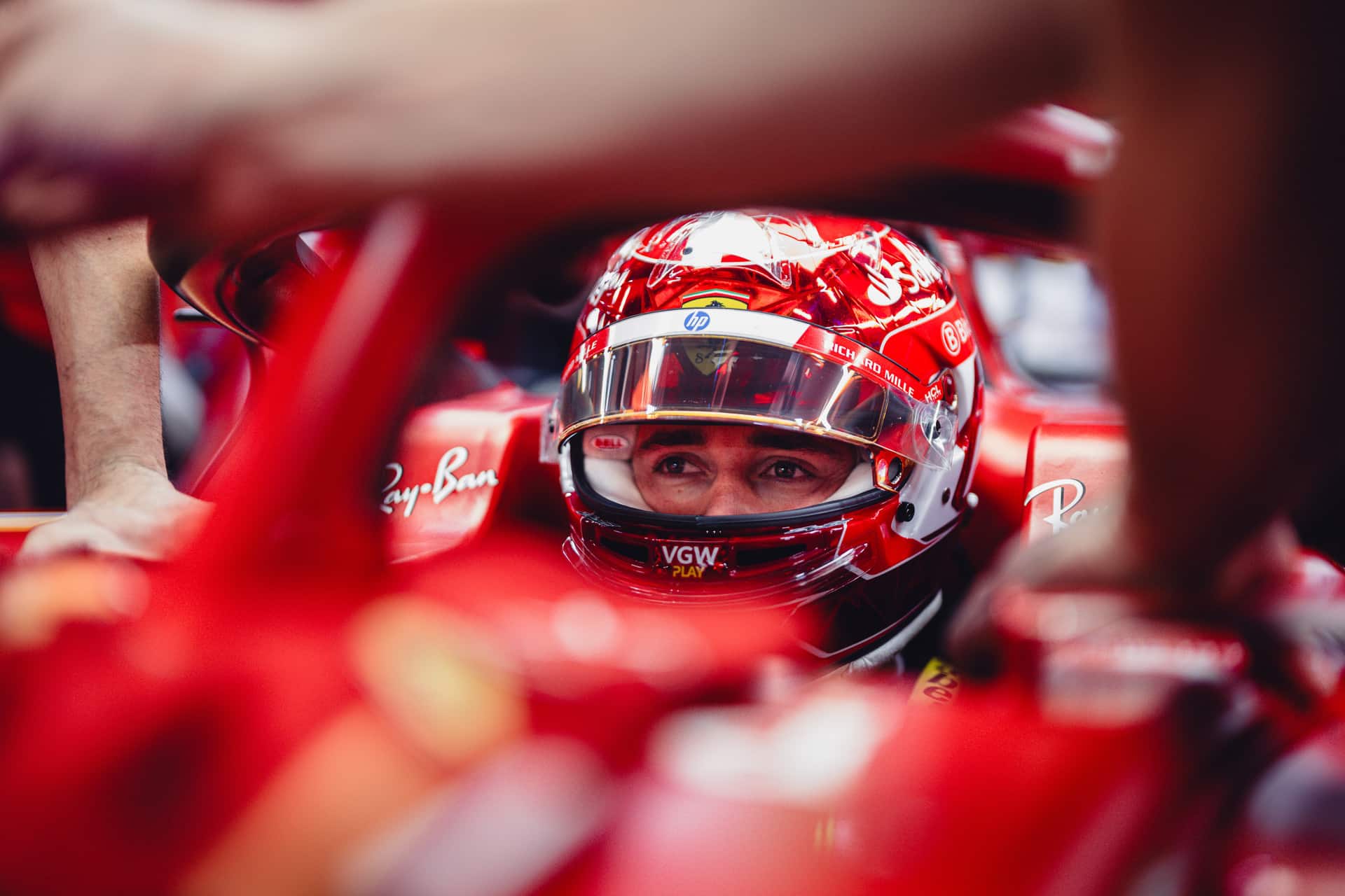 FERRARI F1 2024 LECLERC SINGAPUR