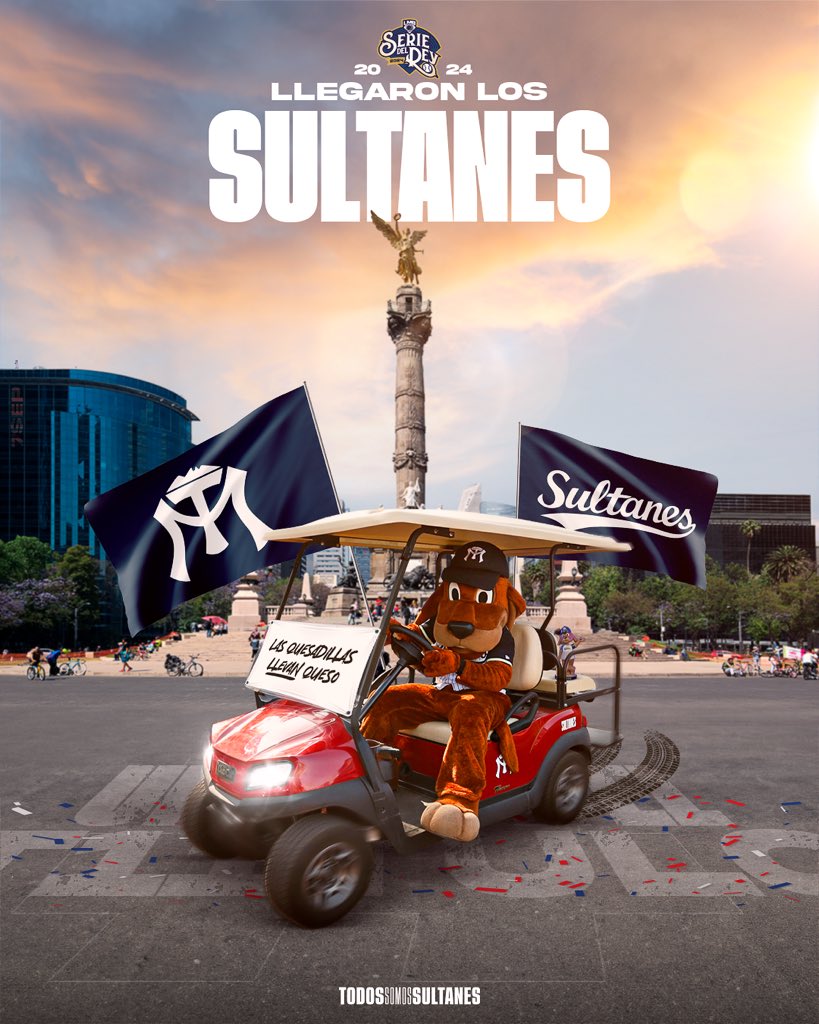 Sultanes de Monterrey ya esta en la Ciudad de México.