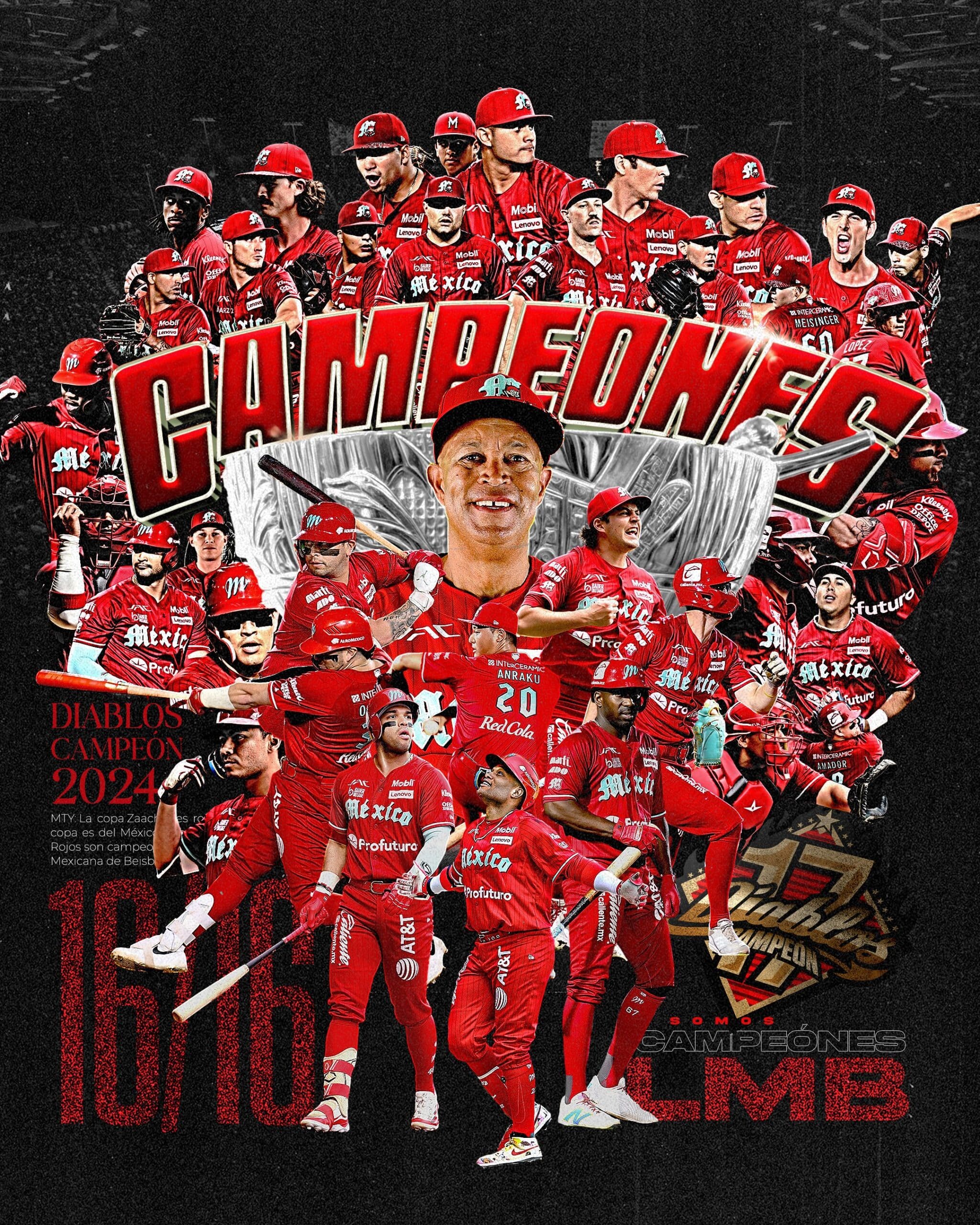 Diablos Rojos es el nuevo campeón de la LMB.