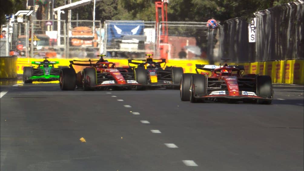 CHECO PEREZ SAINZ BAKU