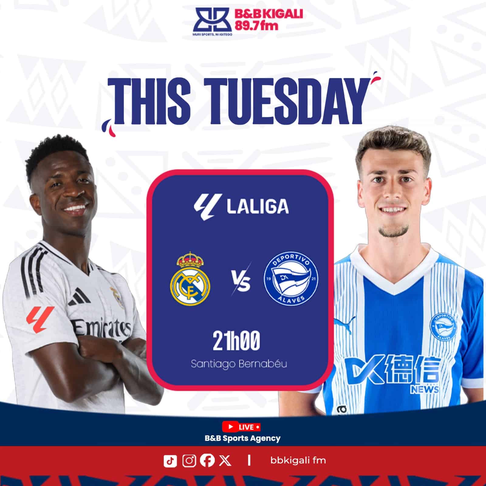 Real Madrid vs Alavés, este martes en la fecha 7 de la liga de España.