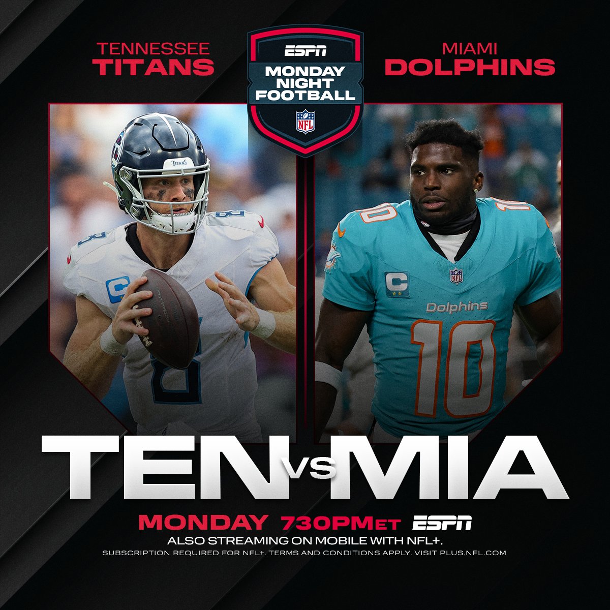 Miami Dolphins vs Tennessee Titans, hoy en el encuentro de la Semana 4 de la NFL.