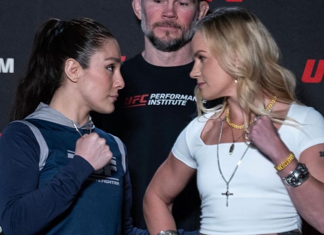 ALEXA GRASSO A LA IZQUIERDA Y VALENTINA SHEVCHENKO A LA DERECHA, CARA A CARA TRAS UNA RUEDA DE PRENSA