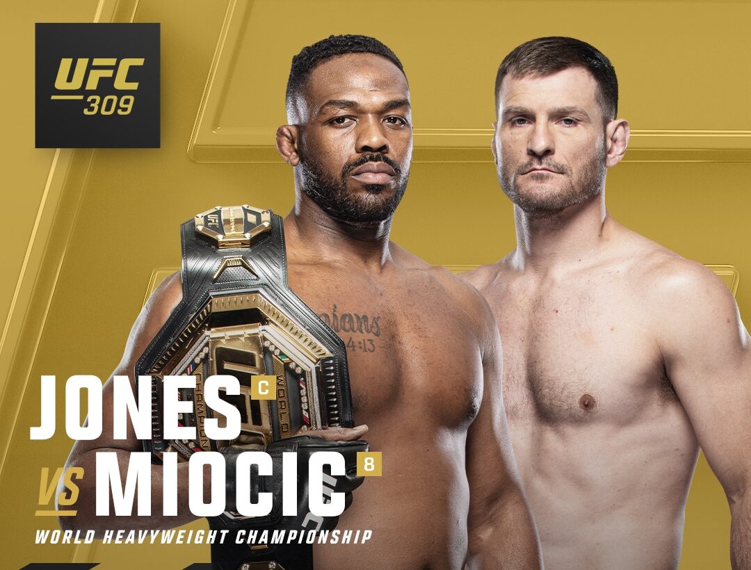 FLYER DE LA PELEA ENTRE JON JONES Y STIPE MIOCIC PARA EL 16 DE NOVIEMBRE