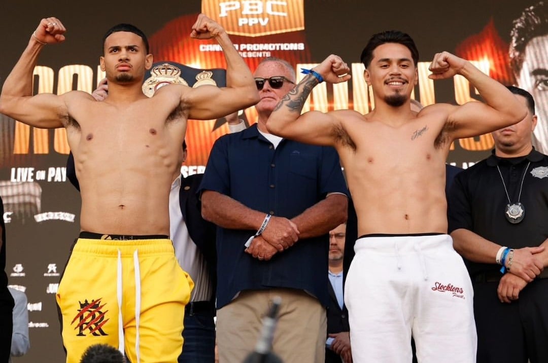 Rolly Romero vs Manuel Jaimes, este sábado en Las Vegas.