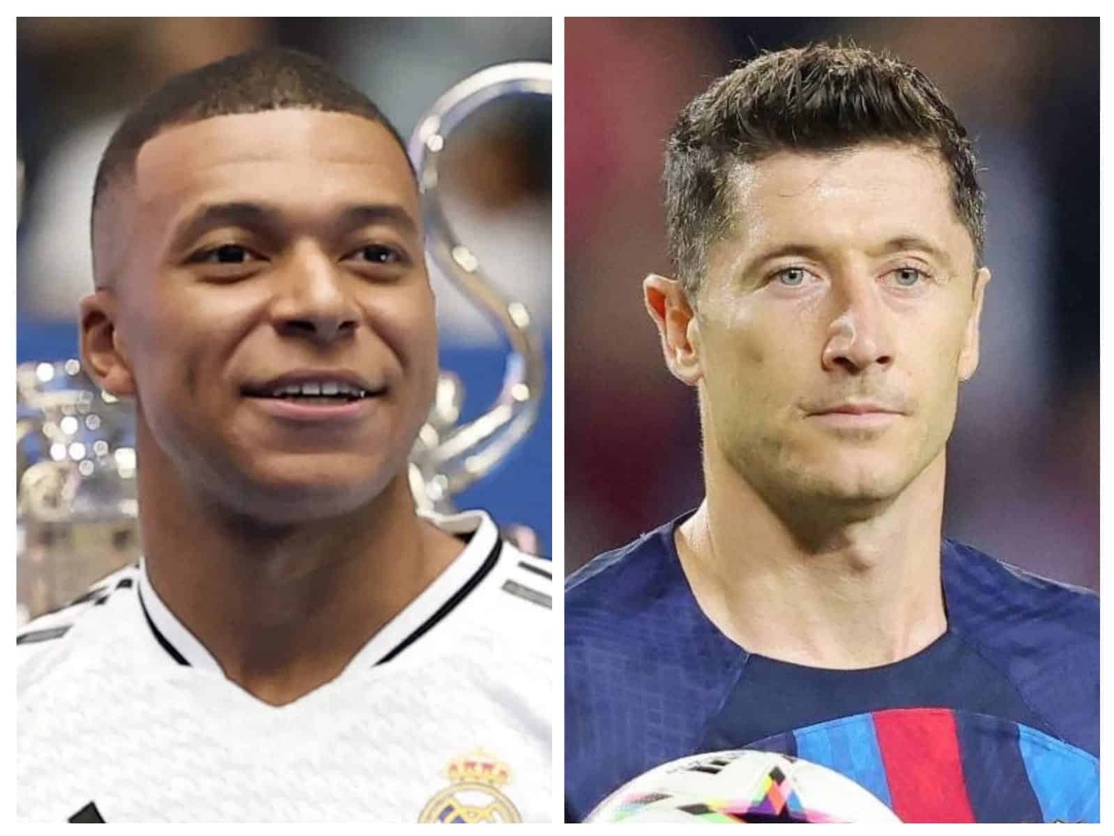 Mbappé y Lewandowski se encuentran en la pelea del liderato de goleo en España.