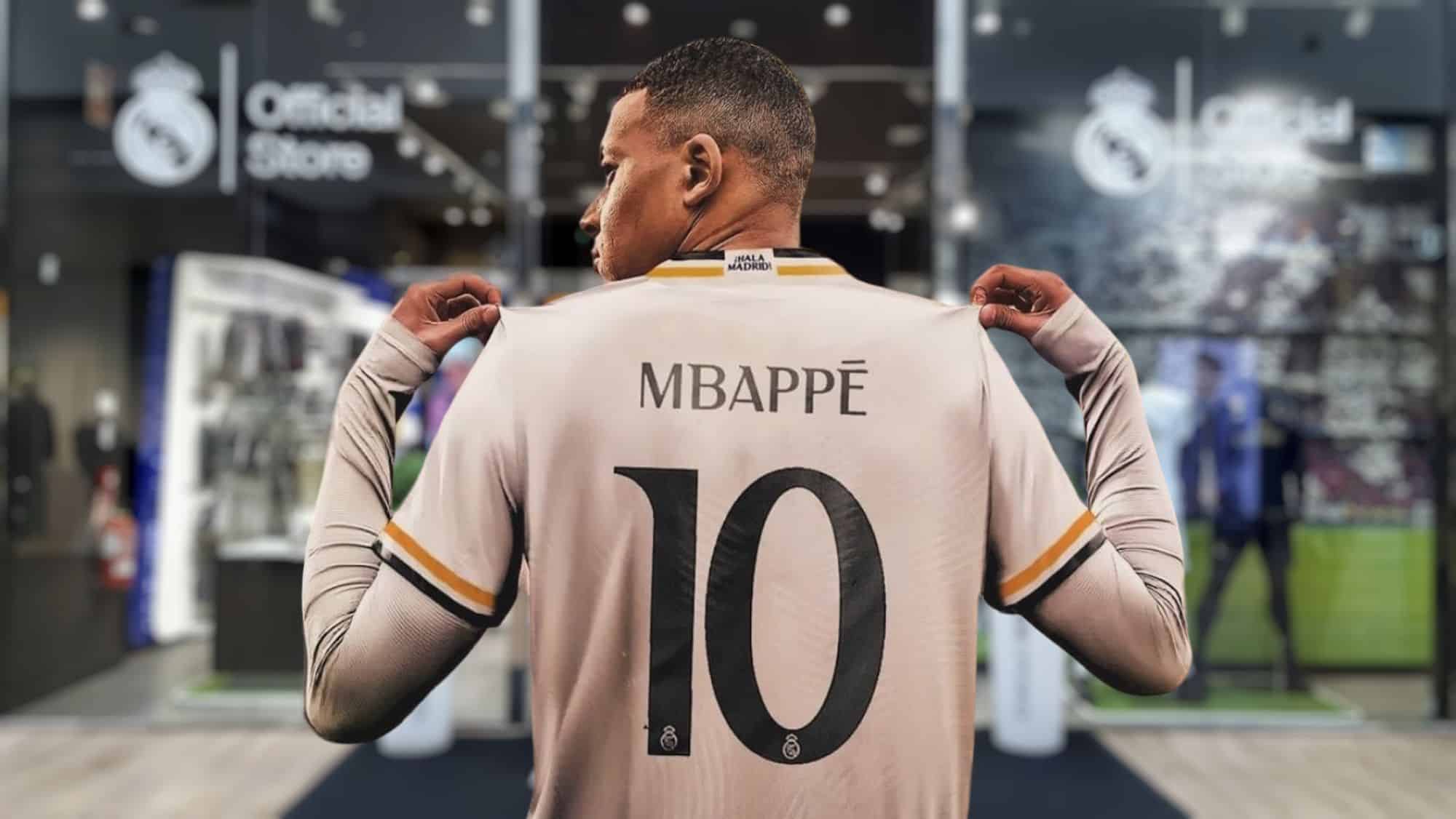 Kylian Mbappé listo para debutar en la Champions con el Madrid.