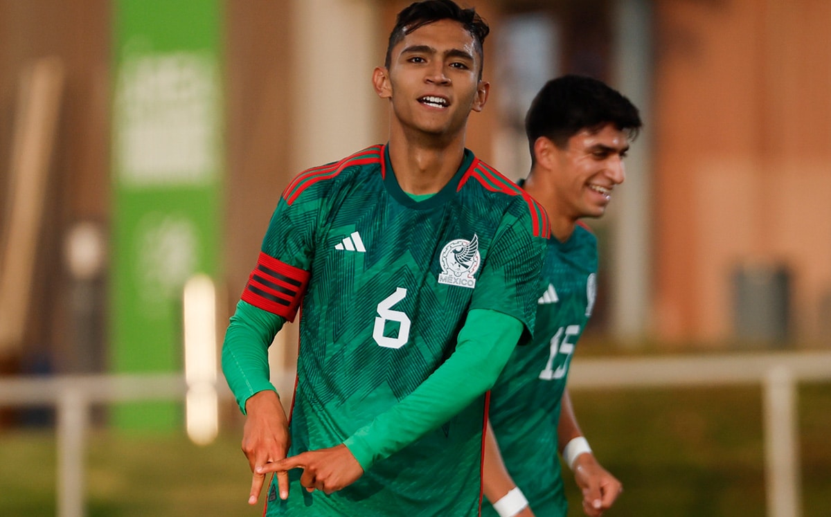 Fidel Ambriz viene de jugar con la Sub 23 de México.