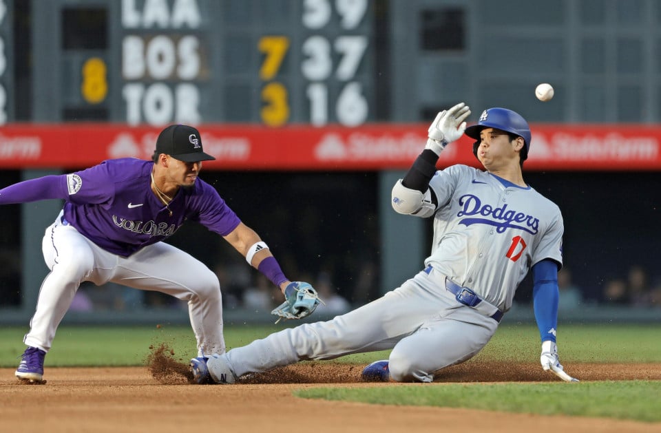 SHOHEI OHTANI ES SAFE EN LA SEGUNDA