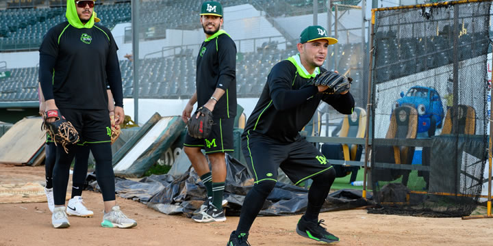 Rodolfo Amador en entrenamiento de Cañeros.