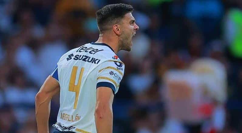 LISANDRO MAGALLÁN PODRÍA SER UNA IMPORTANTE BAJA PARA PUMAS EN EL PARTIDO DE LA JORNADA 14 DE LA LIGA MX