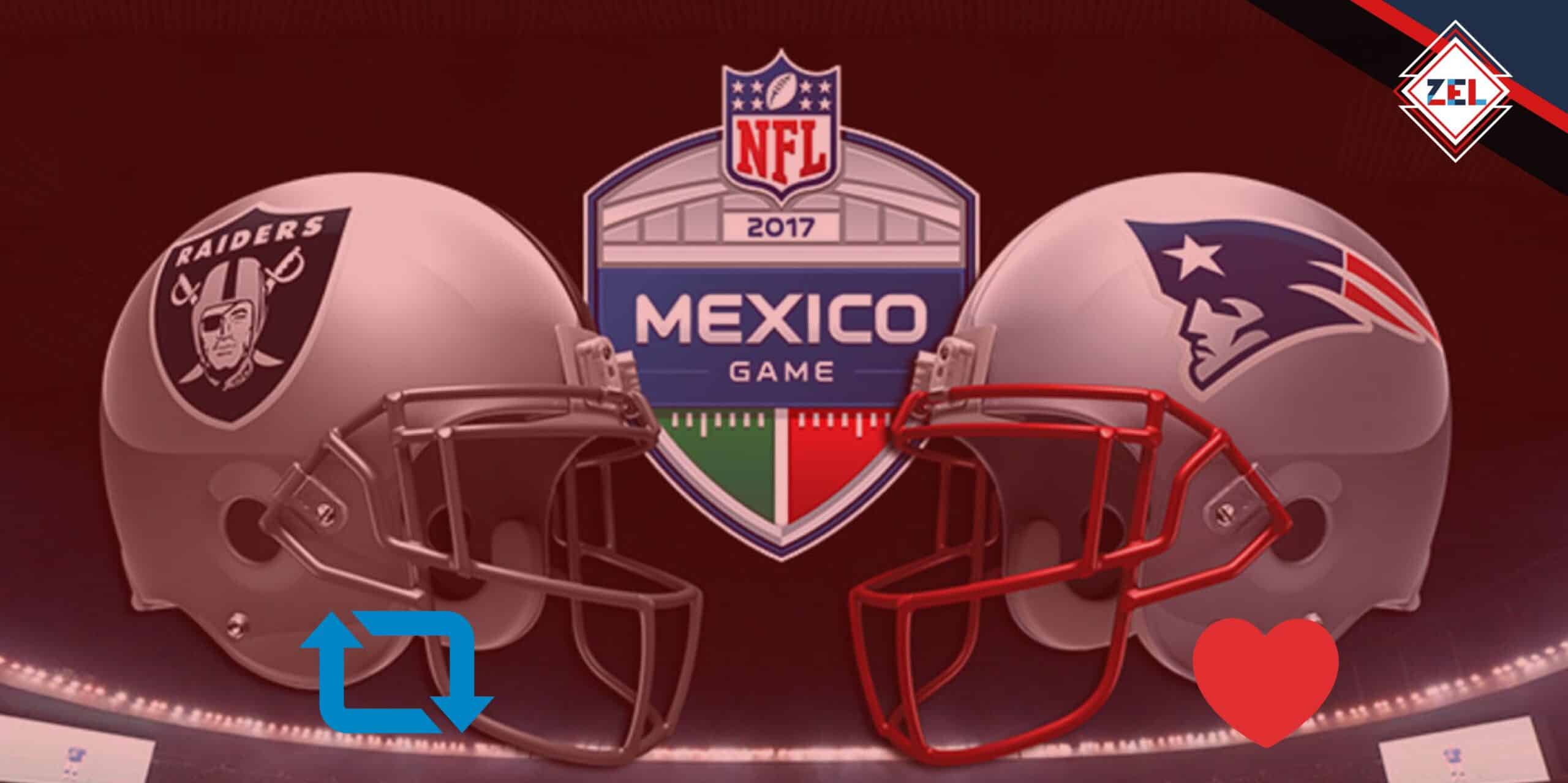 Raiders y Patriots jugaron en México en el año de 2017.